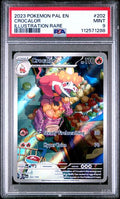 Crocalor 2023 Pokemon Paldea Evolved Illustration rare #202/193 PSA 9