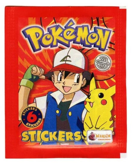 1999 Pokémon Topps Merlin Sticker Pack