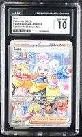 Iono 2023 Pokemon Paldea Evolved Special Illustration Rare holo #269/193 CGC 10