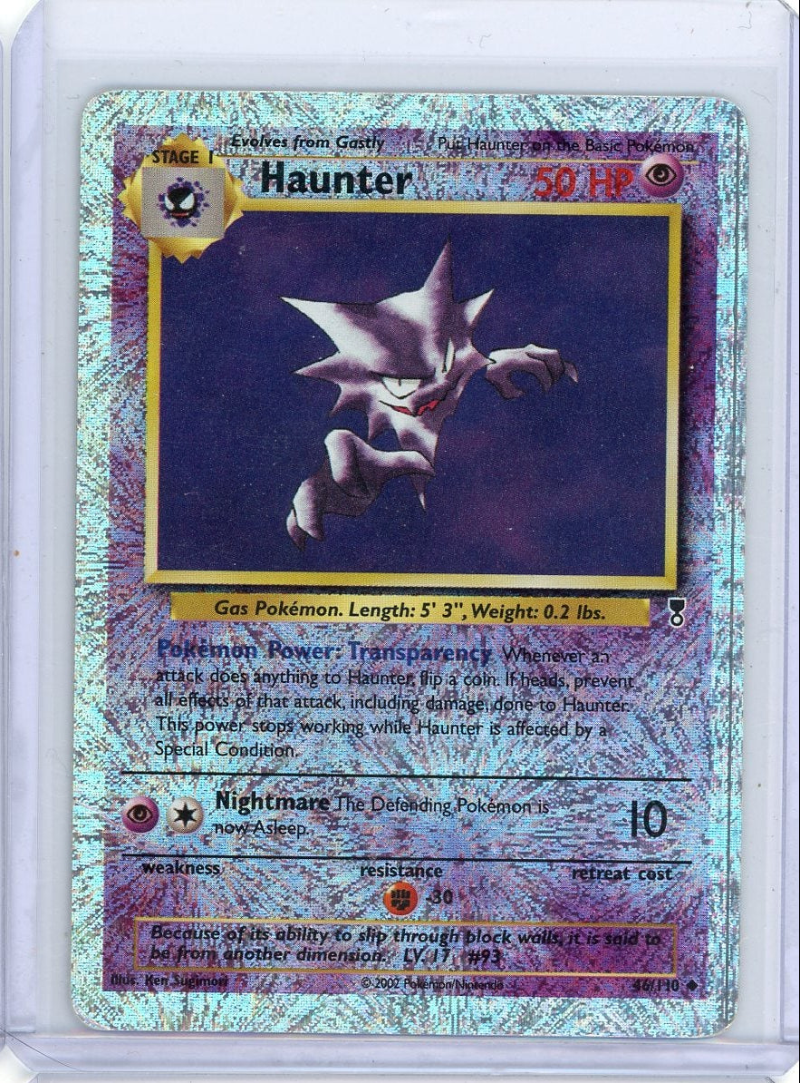 Haunter 2002 Pokemon Legendary Collection reverse holo #46/110 DMG