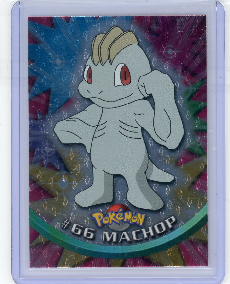 Machop 1999 Topps Pokémon etched foil #66