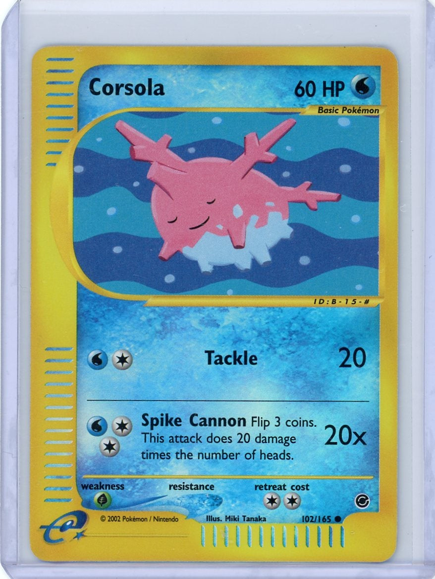 Corsola Pokémon Expedition Reverse Holo #102/165