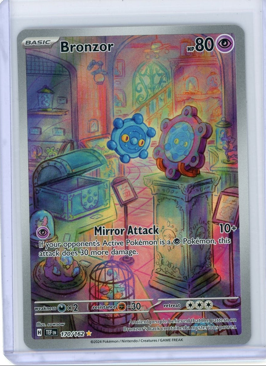 Bronzor Pokémon Temporal Forces Illustration Rare #170/162