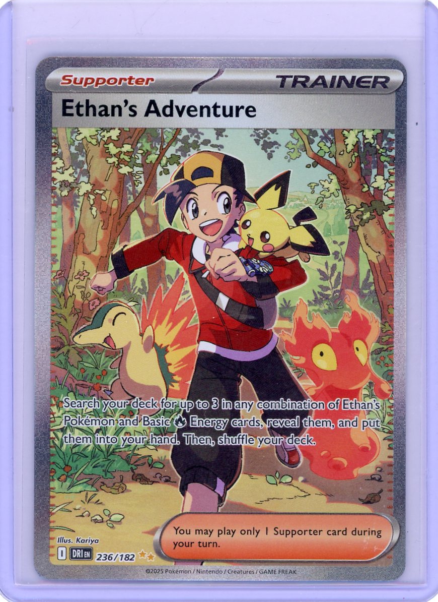 Ethan's Adventure Pokemon Destined Rivals Special Illustration Rare 236/182