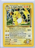 Lt. Surge's Raichu Pokémon Gym Challenge Unlimited Holo #11/132