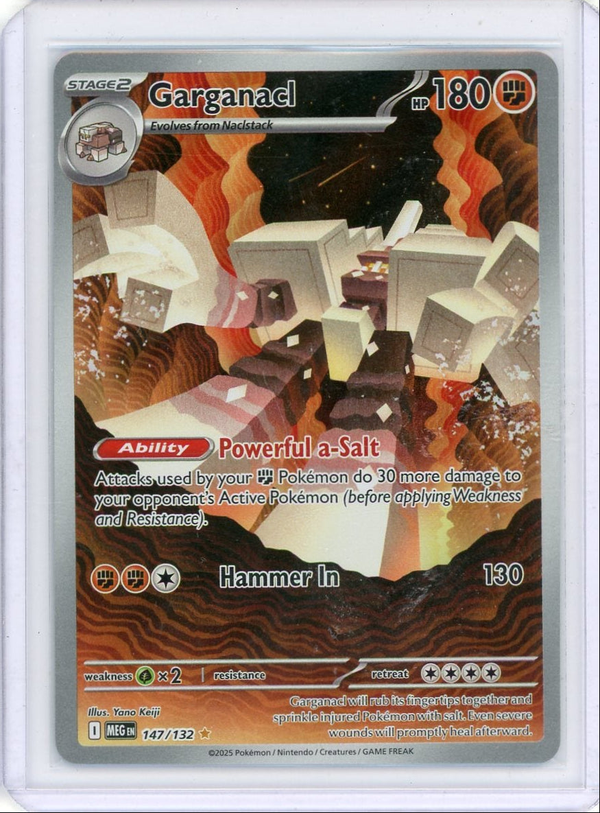 Garganacl 2025 Pokemon Mega Evolutions #147/132