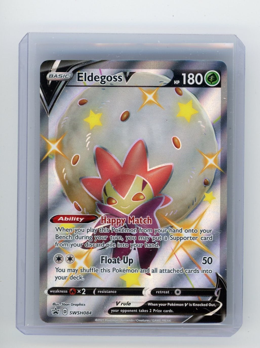 Eldegoss V 2021 Pokémon Black Star Promo holo SWSH084