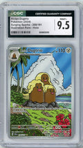 Alolan Dugtrio Pokemon Surging Sparks Illustration Rare Holo 208/191 CGC 9.5
