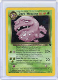 Dark Weezing 2000 Pokémon Team Rocket rare holo 14/82