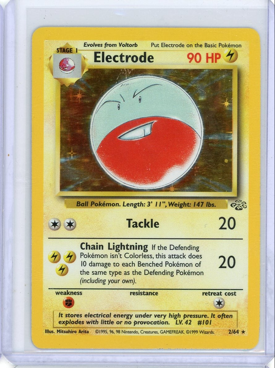 Electrode 1999 Pokemon Jungle holo #2/64