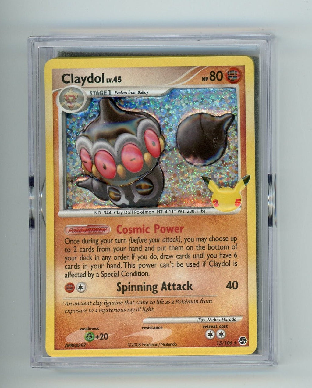 Ckaydol Lv. 45 2008 Pokemon / Celebrations 3-layer custom card art by Do or Dye Designs