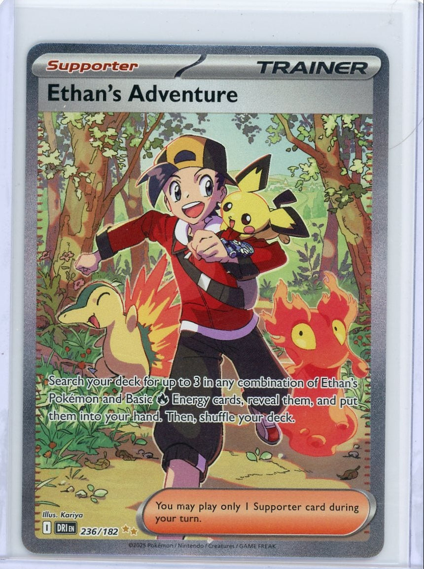 Ethan's Adventure Pokémon Destined Rivals Special Illustration Rare #236/182 b