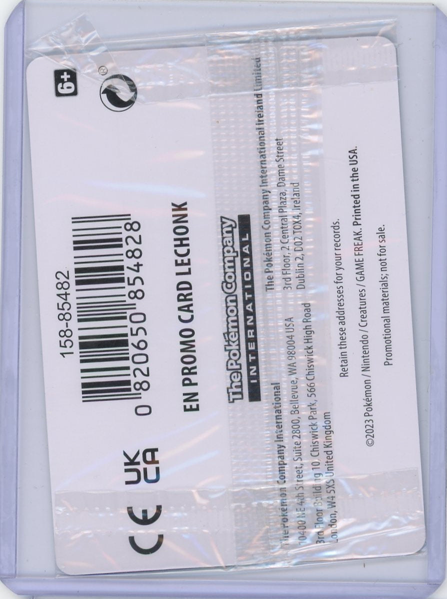 Lechonk 2023 Pokemon Game Stop Promo sealed