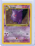 Gengar 1st Edition 1999 Pokemon Fossil holo #5/62 MP