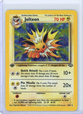 Jolteon 1st Edition 1999 Pokemon Jungle holo #4/64 MP/HP