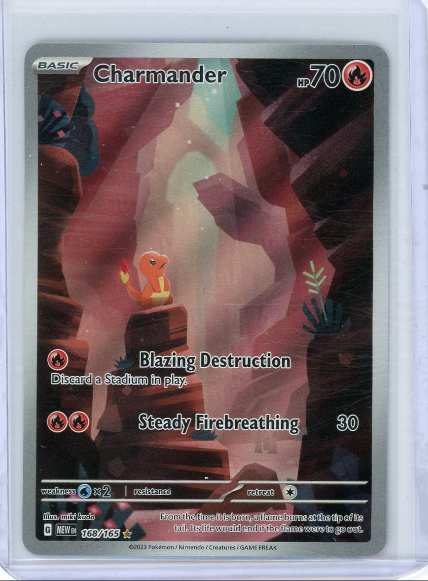 Charmander Pokémon 151 Illustration Rare #168/165