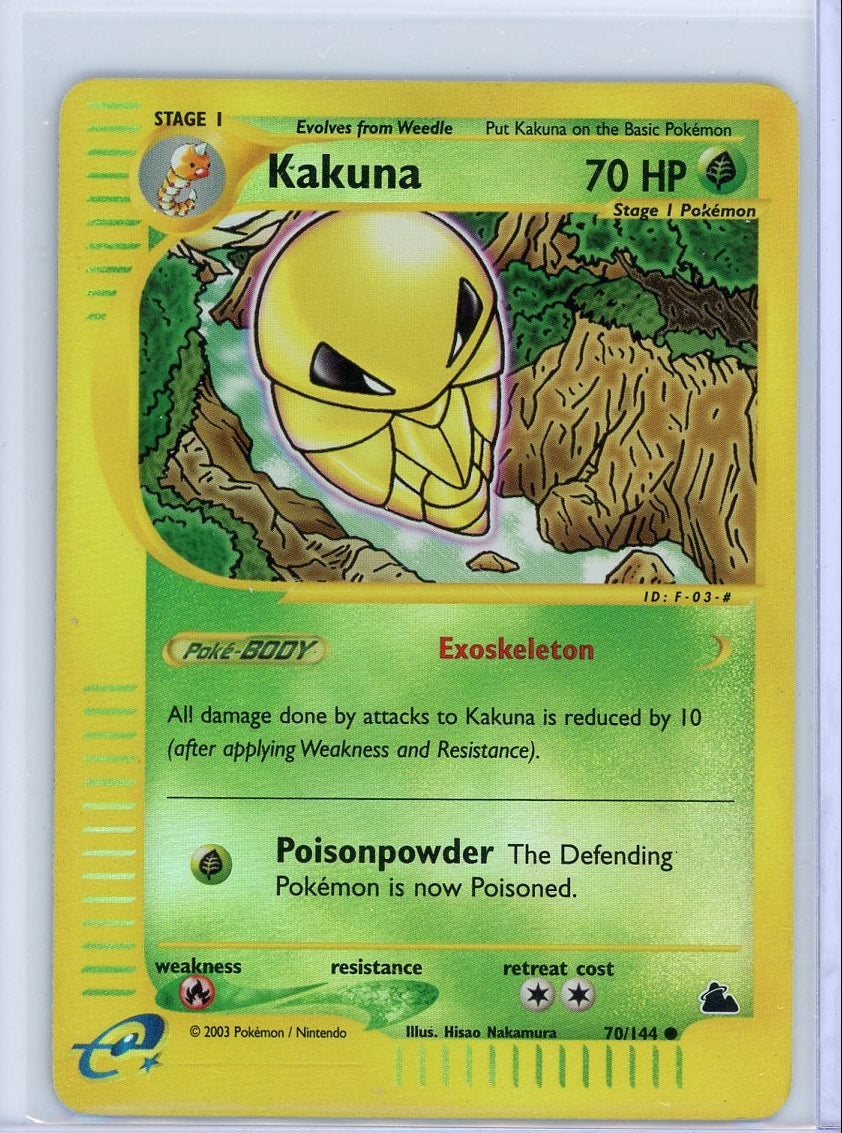 Kakuna Pokemon Skyridge Reverse Holo #70/144