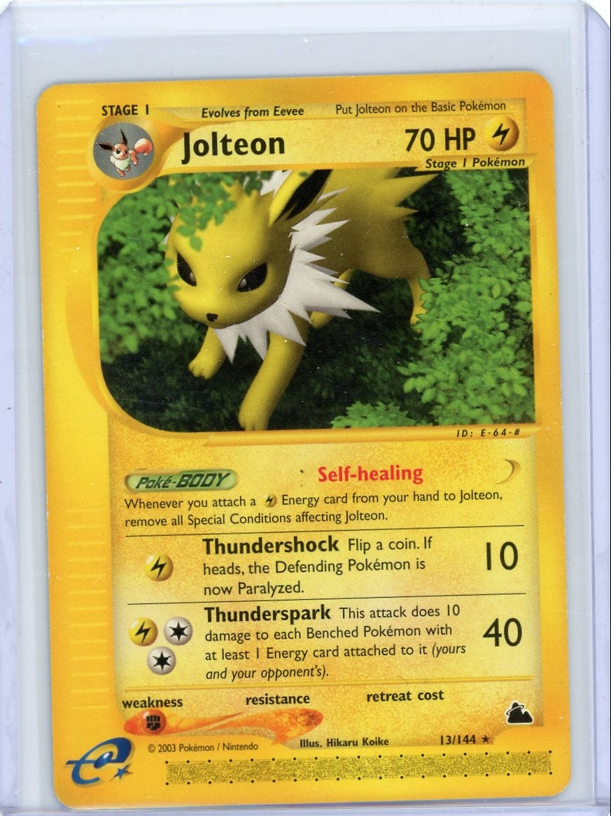 Jolteon Pokemon Skyridge Non-Holo Rare #13/144