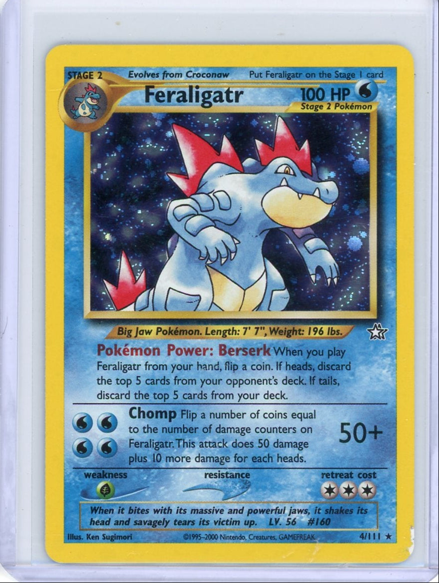 Feraligatr #5 Pokemon Neo Genesis Holo