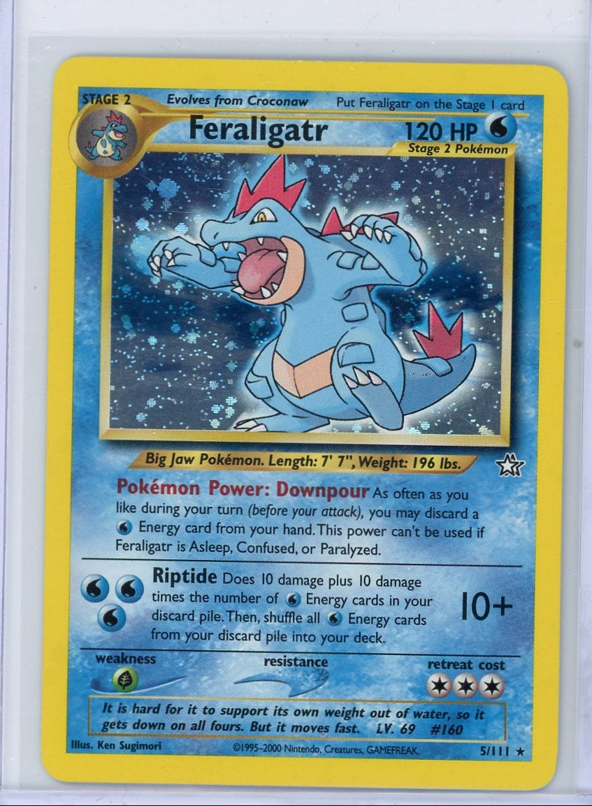 Feraligatr Pokémon Neo Genesis Holo #5/111 (LP)