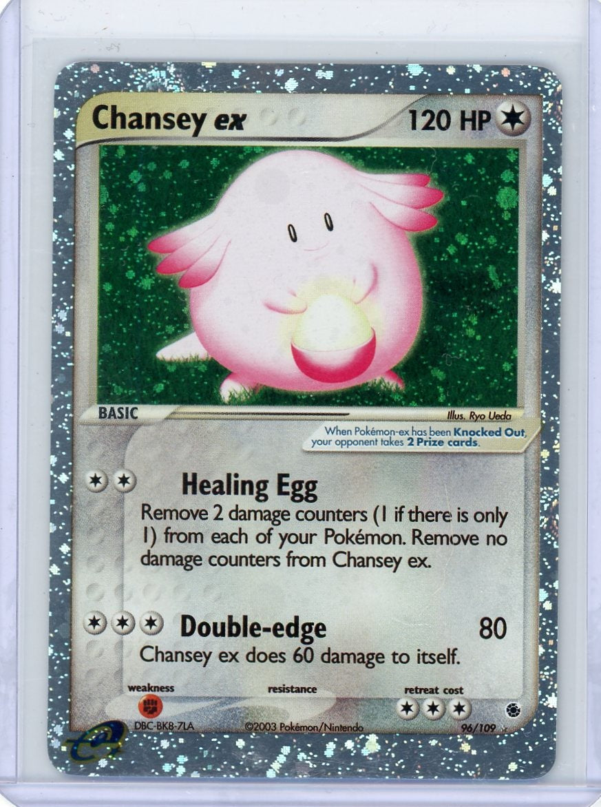 Chansey ex Pokémon Ruby & Sapphire Ultra-Rare #96/109