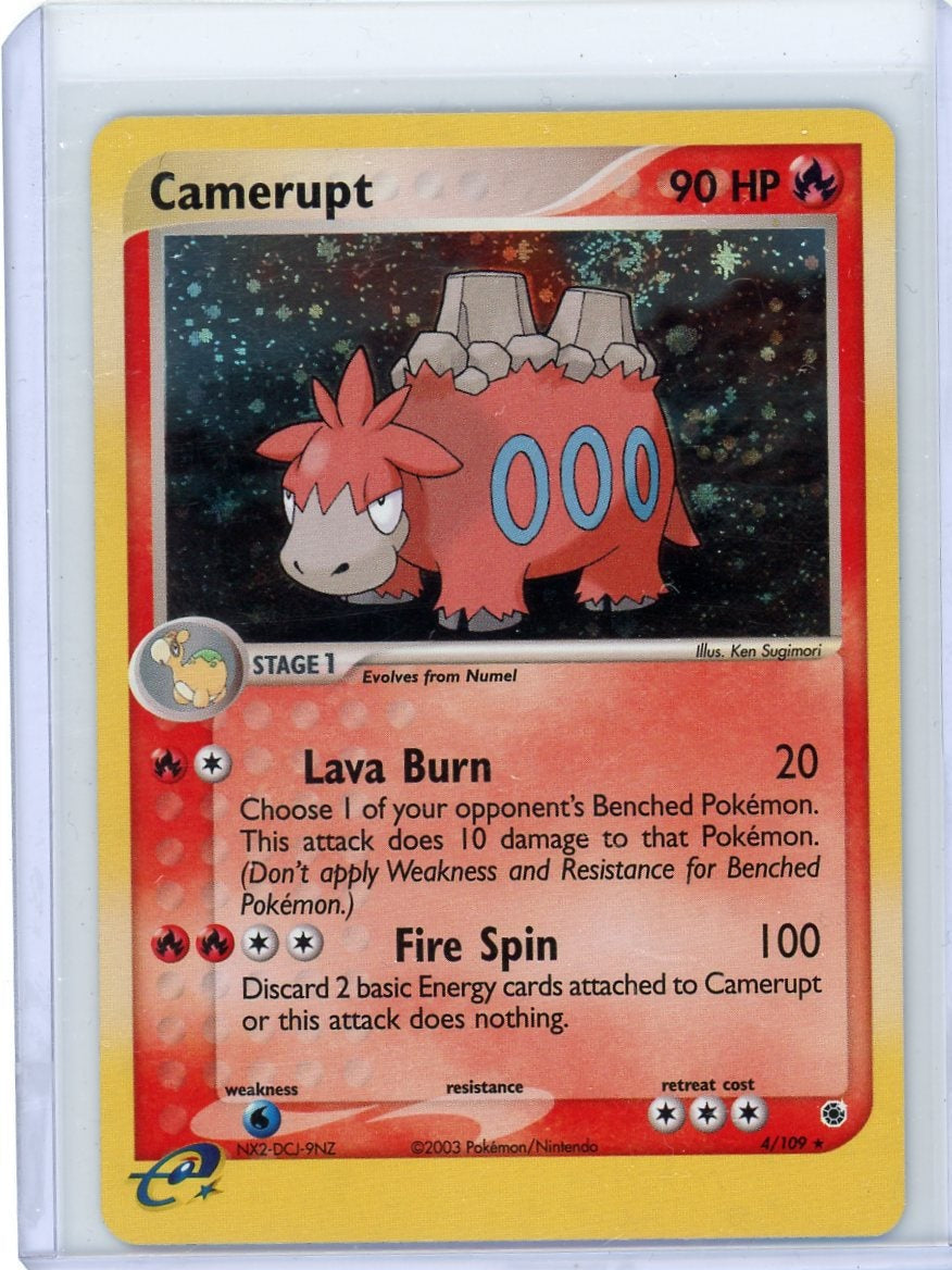 Camerupt Pokémon Ruby & Sapphire Holo #4/109