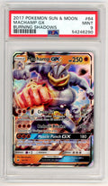 Machamp GX 2017 Pokémon Sun & Moon Burning Shadows PSA 9