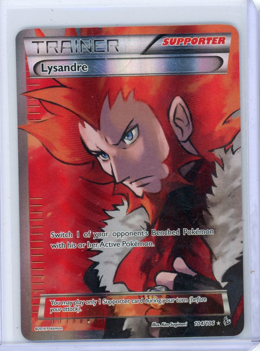 Lysandre Pokémon XY Flashfire Full-Art #104/106 (MP)