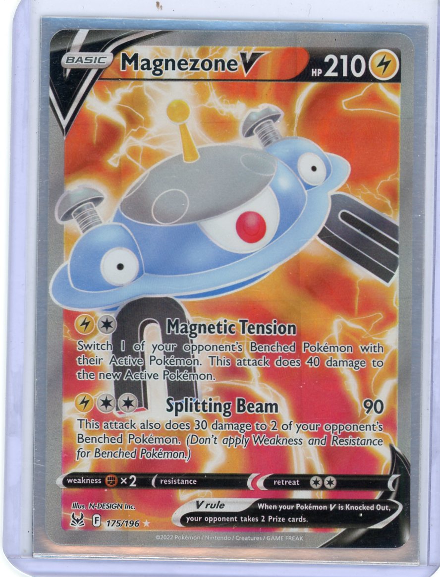 Magnezone V Pokémon Sword & Shield Lost Origin Full-Art Rare #175/196