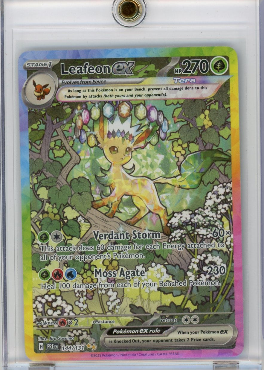 Leafeon ex Pokémon Prismatic Evolutions Special Illustration Rare #144/131