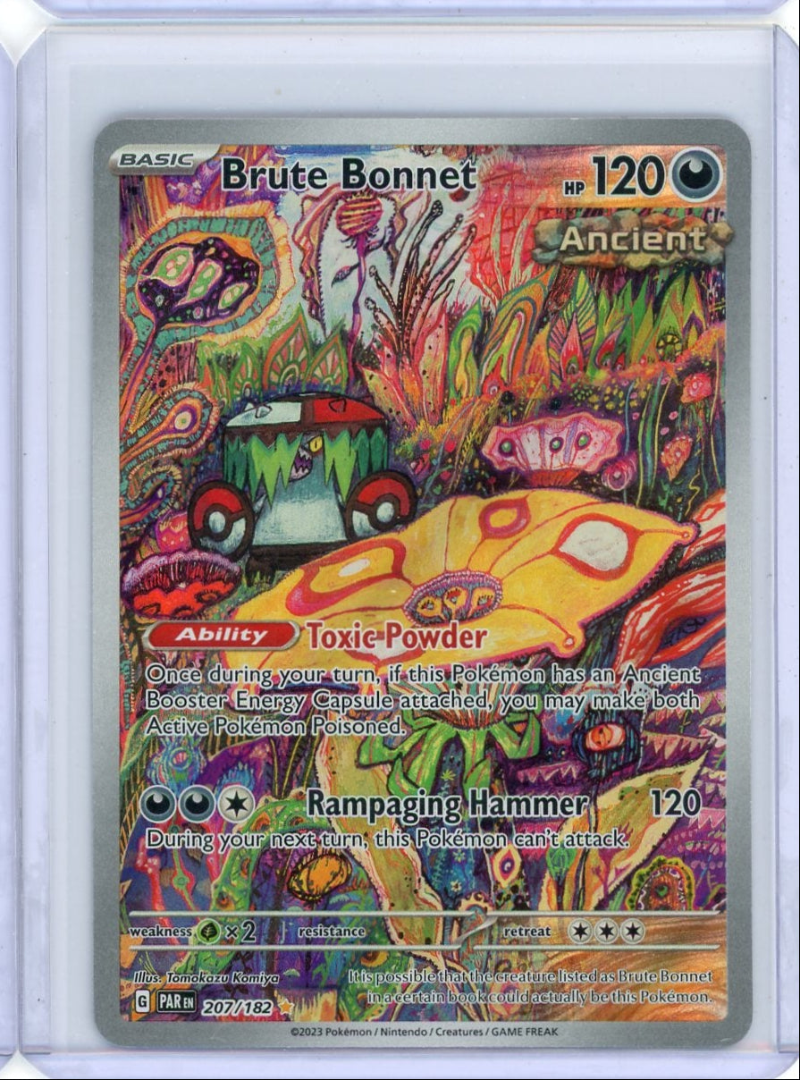 Brute Bonnet Pokémon Paradox Rift Illustration Rare #207/182