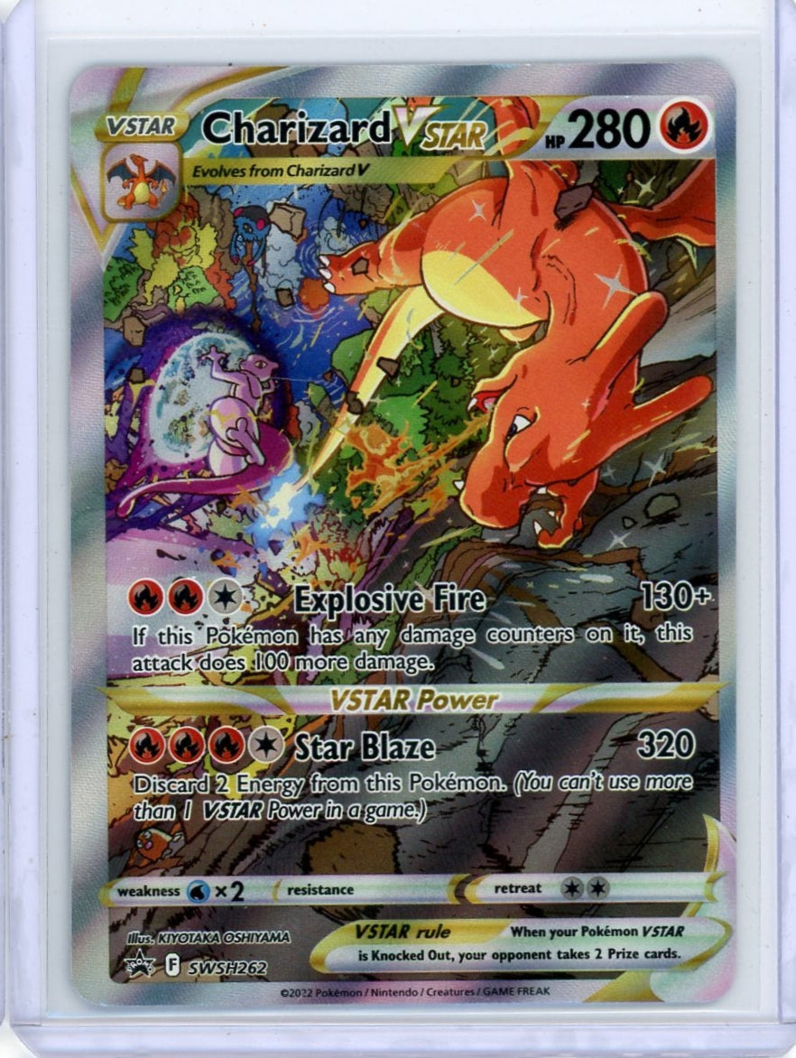 Charizard Vstar Pokémon Black Star Promo #SWSH262