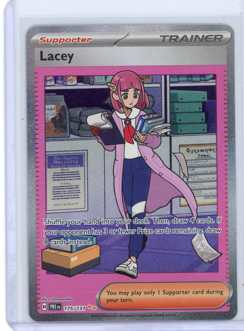 Lacey Pokémon Prismatic Evolutions Special Illustration Rare #175/131