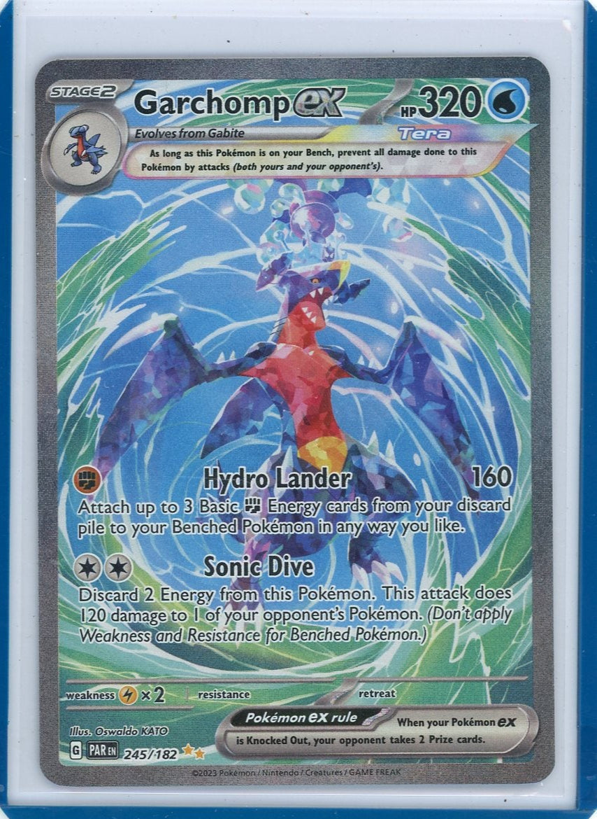 Garchomp ex Pokémon Paradox Rift Special Illustration Rare #245/182