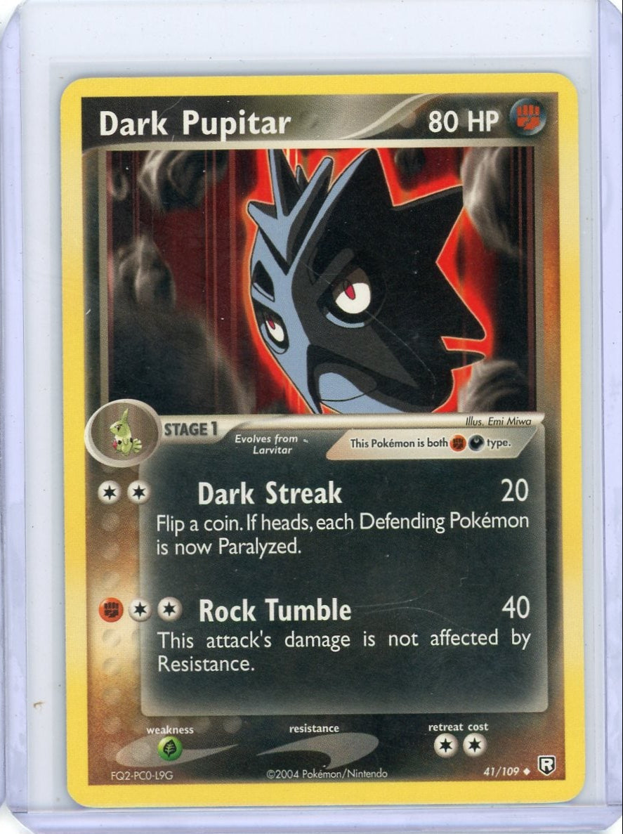 Dark Pupitar Pokémon Team Rocket Returns #41/109