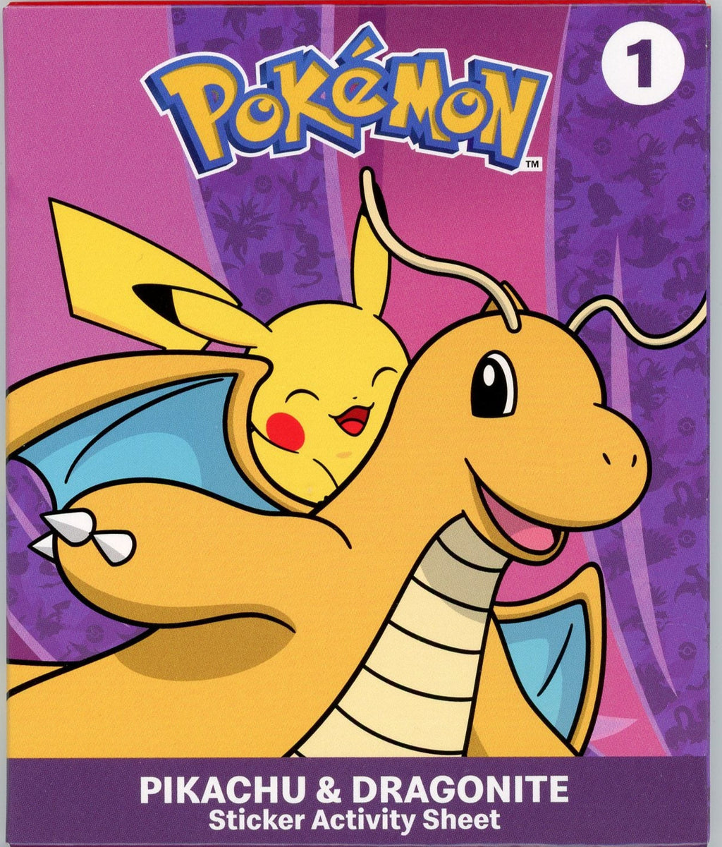 McDonald's X Pokemon 2025 Happy Meal Promo Pack & Sticker sheet