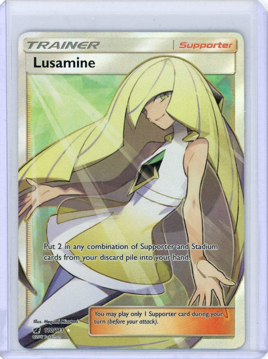 Lusamine Pokémon Crimson Invasion Full-Art #110/111