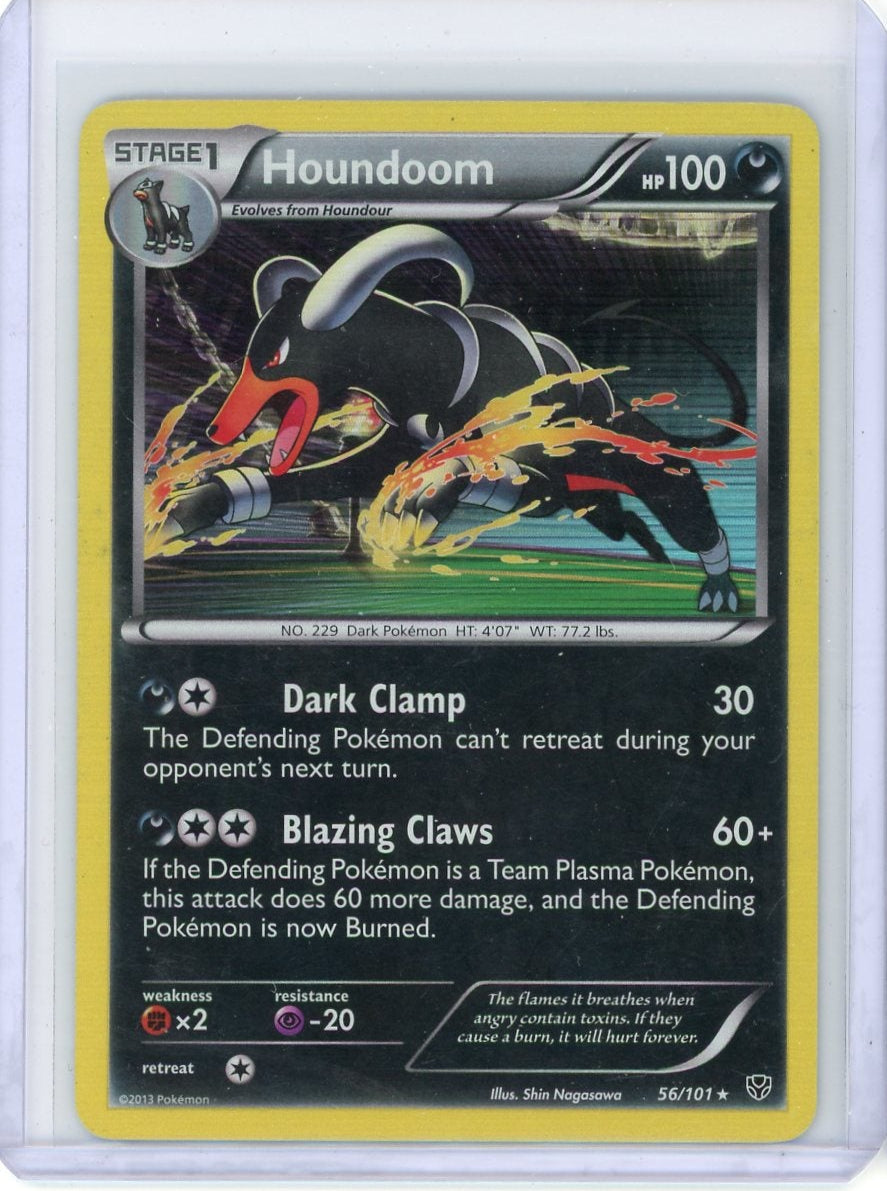 Houndoom Pokémon Plasma Blast Holo #56/101