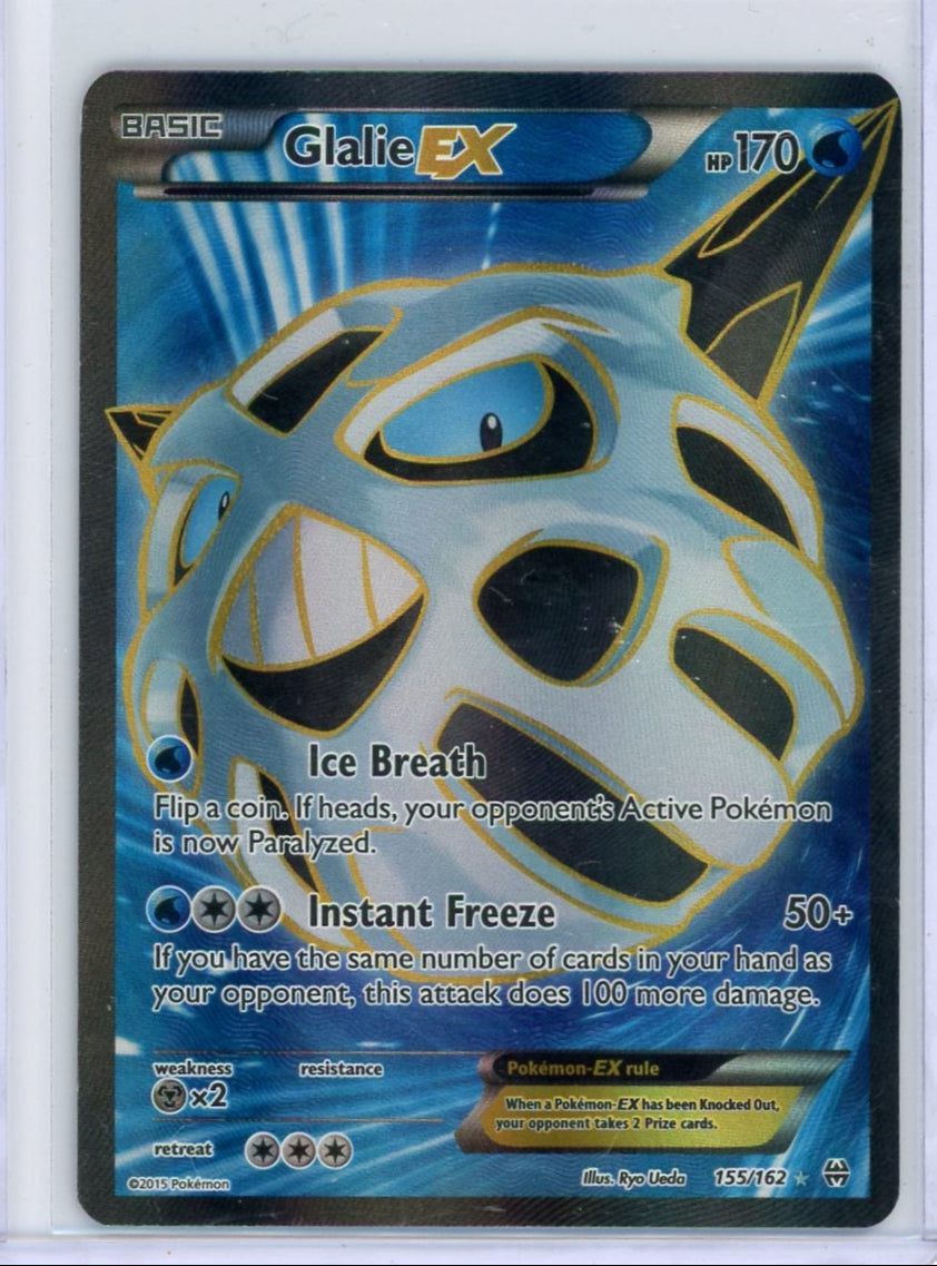 Glalie EX Pokémon BREAKthrough Ultra Rare #155/162