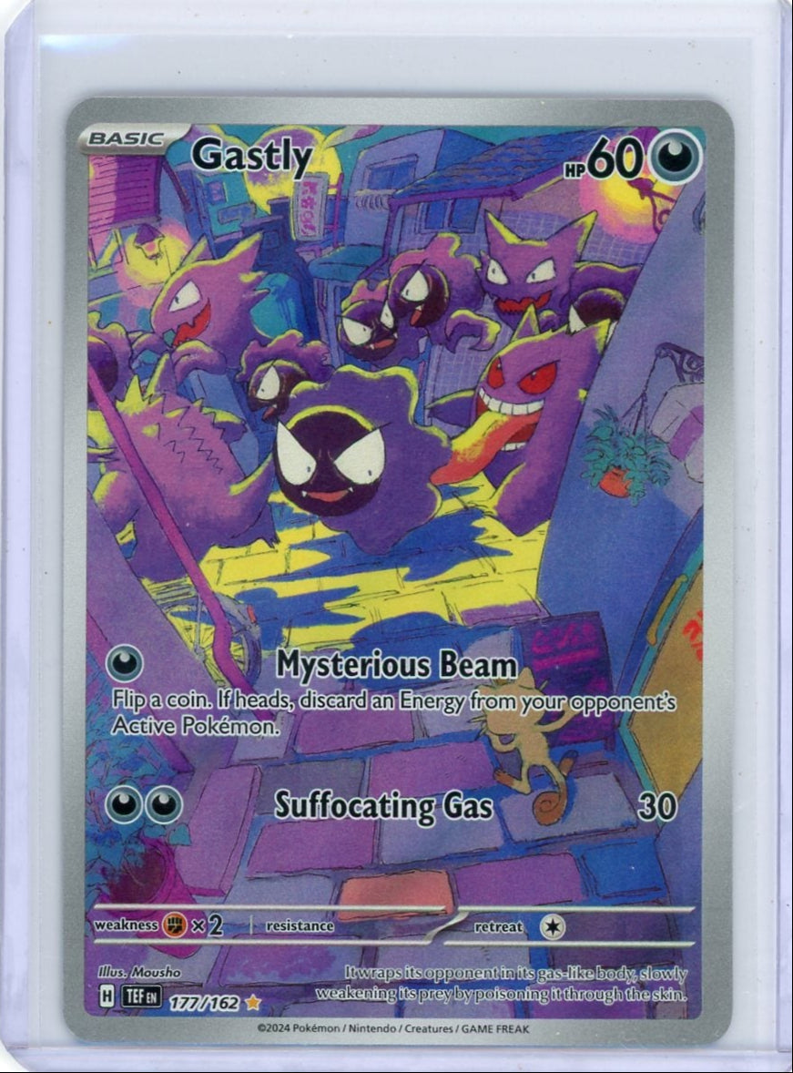 Gastly Pokémon Temporal Forces Illustration Rare #177/162