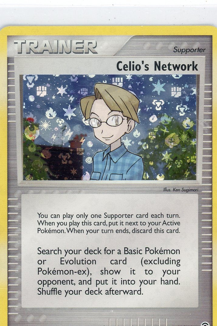 Celio's Network Trainer 2004 Pokemon Network Reverse EX Fire Red Leaf Green holo 88/112